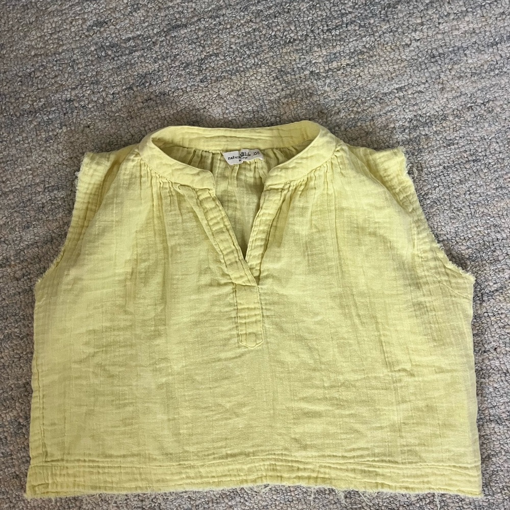 Yellow natural life top